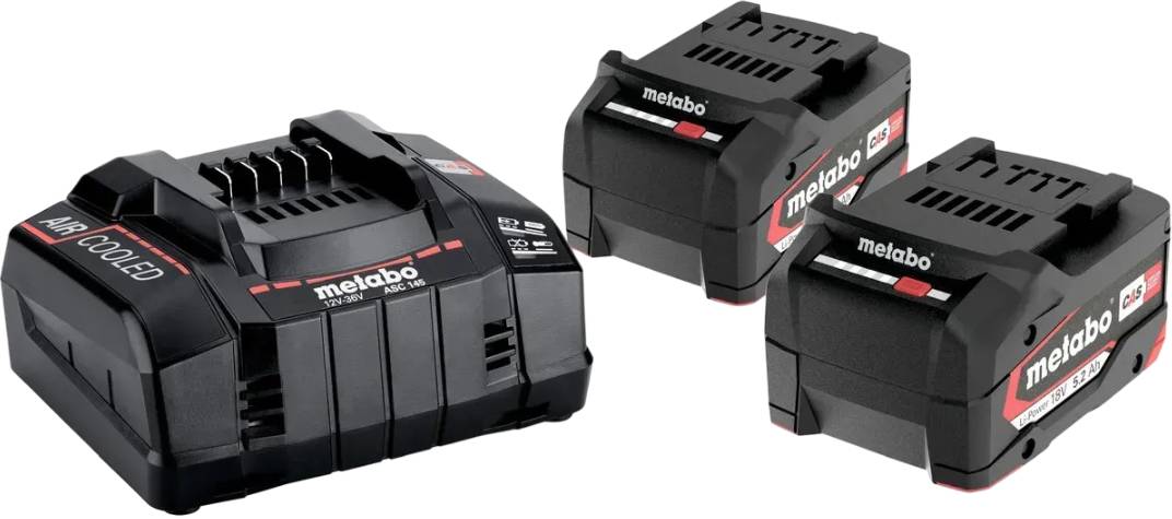 Акумулятор для електроінструментів Metabo 18В 2х5.2А·год + ЗП (685051000) - Фото 1