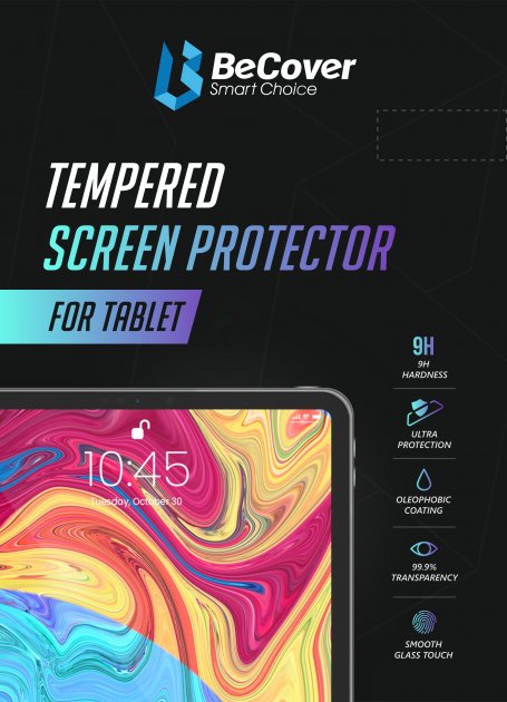 Защитное стекло для планшета BeCover for Realme Pad 10.4 (707286) - Фото 1