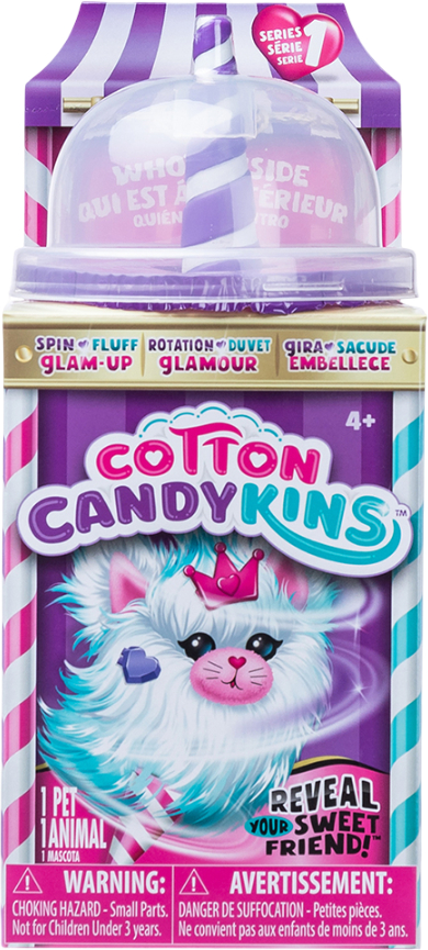 М'яка іграшка-сюрприз Cotton Candykins ПУХЛИВИЙ ЛЮБИМЕЦЬ (в асорт.) (27301) - Фото 1