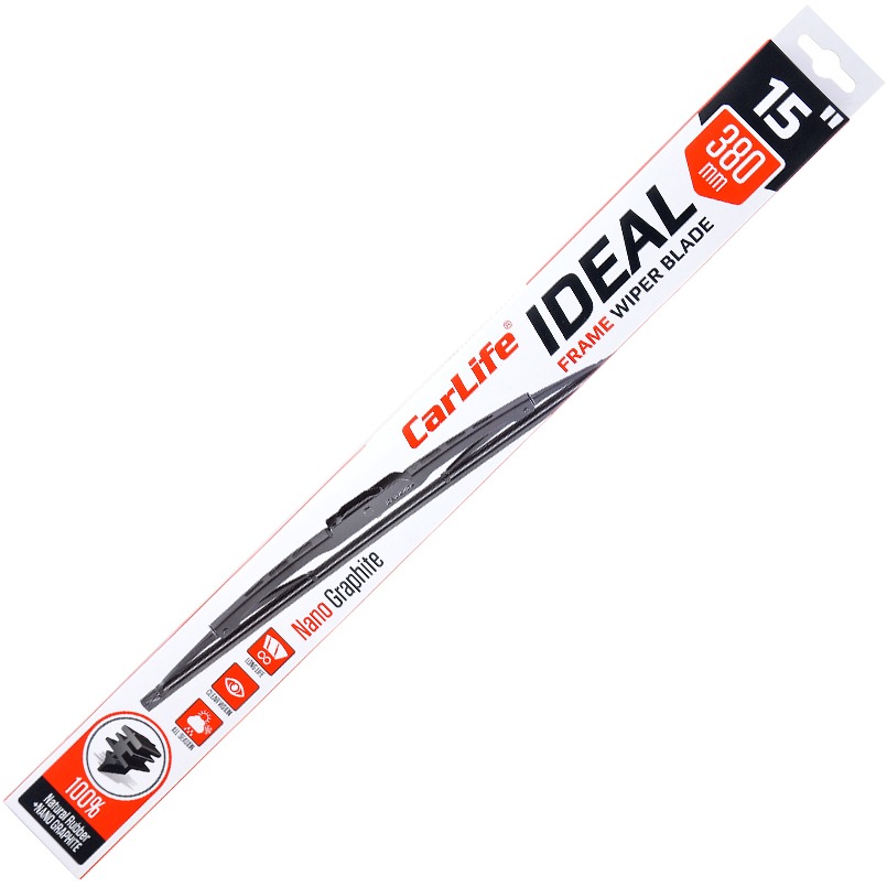 Щітка склоочисника CarLife каркасна IDEAL 15/380 мм (I38) - Фото 1