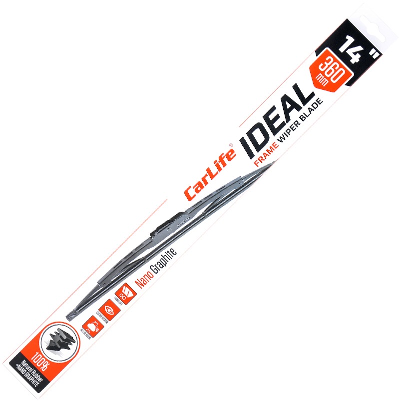 Щітка склоочисника CarLife каркасна IDEAL 14/360 мм (I36) - Фото 1