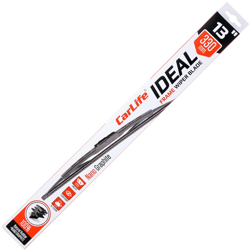 Щітка склоочисника CarLife каркасна IDEAL 13/330 мм (I33) - Фото 1