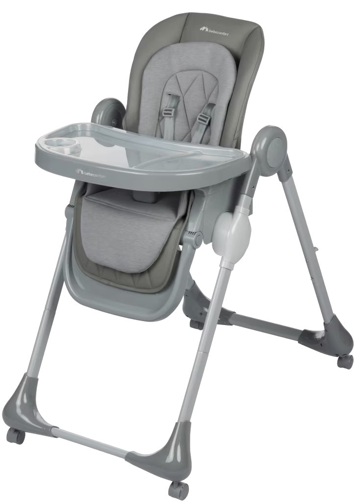 Стульчик для кормления классический Bebe Confort Olea Mineral Gray - Фото 1