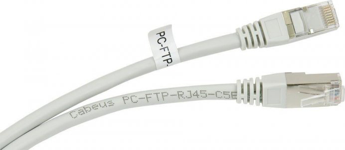 Кабель патч-корд Kingda FTP Cat.5e 0.5 m (PAFT4050-CU) - Фото 1