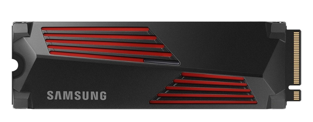 SSD-накопитель внутренний Samsung M.2 2280 1TB W/HEATSINK/990 PRO (MZ-V9P1T0CW) - Фото 1