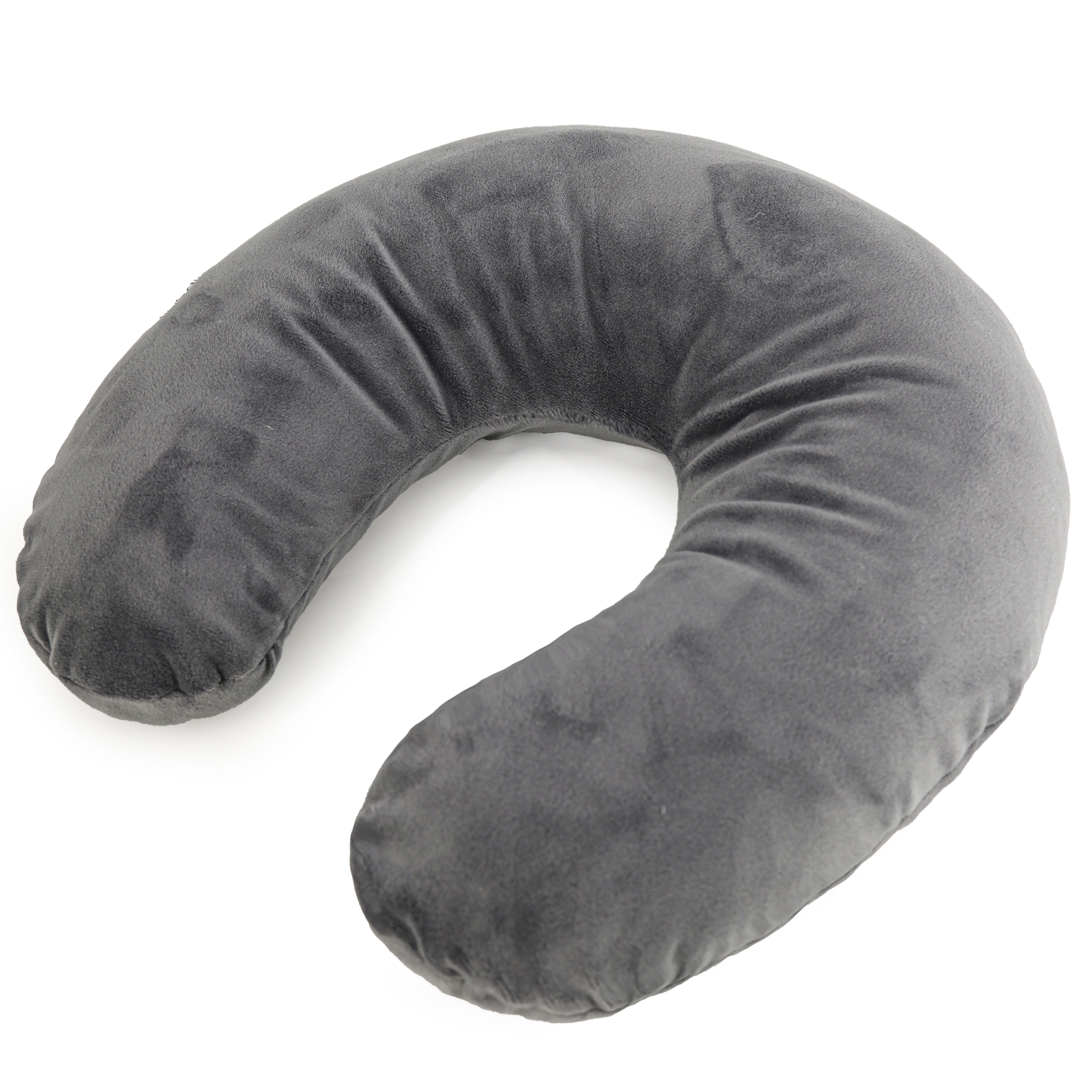 Подушка дорожня MirSon №8804 Velvet Line 28-0005 Ashen Полістирол (2200006348894) - Фото 1