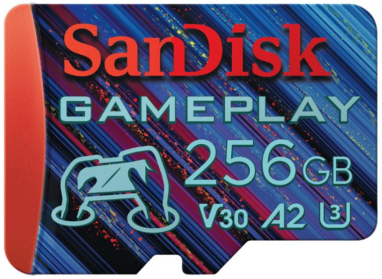 Карта пам'яті SanDisk microSDXC UHS-1 U3 GamePlay A2 256Gb class 10 V30 (SDSQXAV-256G-GN6XN) - Фото 1