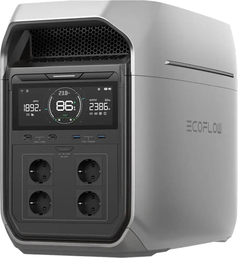 Зарядная станция универсальная EcoFlow DELTA 3 PLUS (1800 Вт, 1024 Вт/ч) - Фото 1