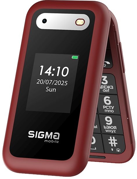 Мобильный телефон Sigma mobile X-style 281 CLIK Red - Фото 1