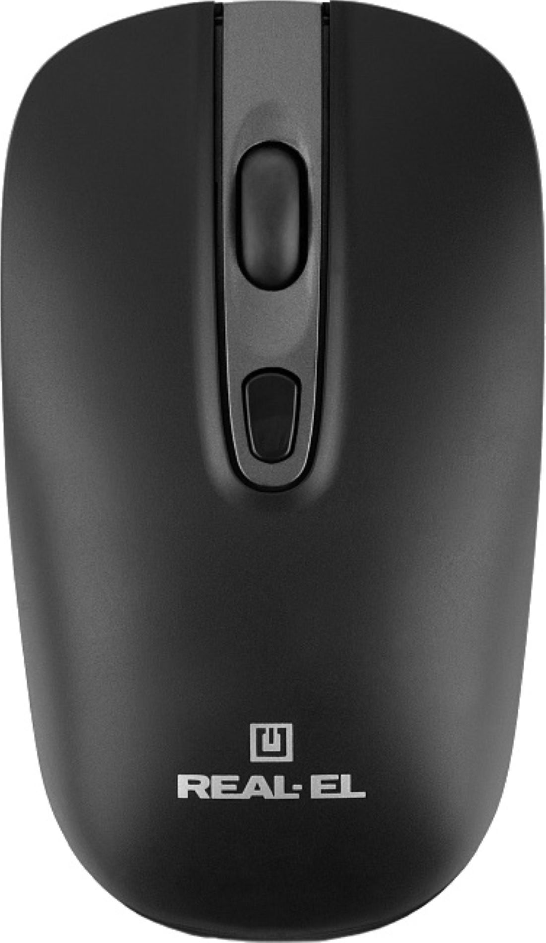Мышь беспроводная REAL-EL RM-350W Black (EL123200043) - Фото 1