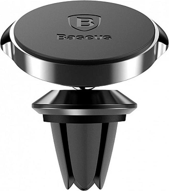 Автодержатель Baseus Small Ears Series Magnetic Suction Bracket Air type Black (SUER-A01) - Фото 1