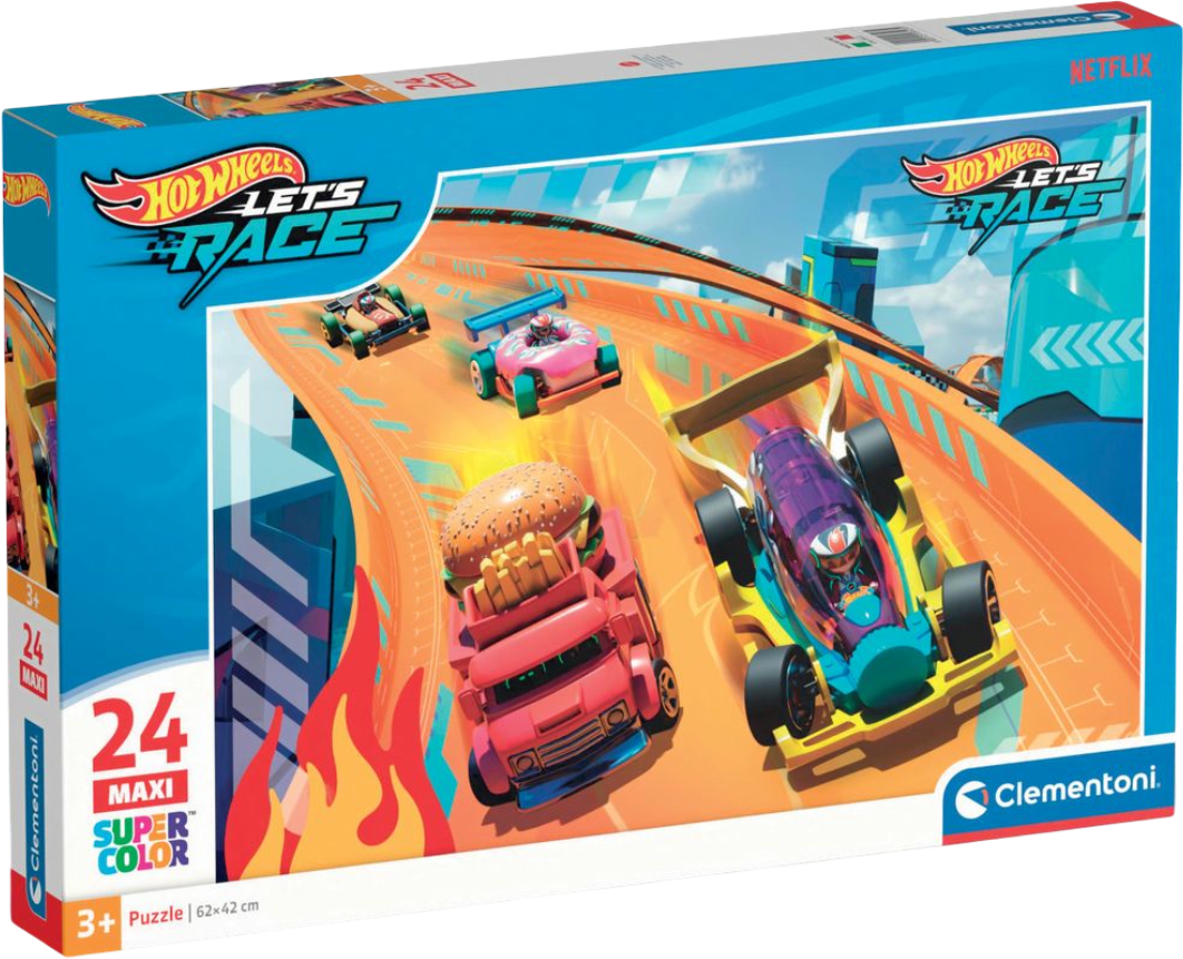Купити Пазли (3-4 роки) Clementoni Hot Wheels серія "MAXI 24 ел. (28523) - Фото 1 Пазли (3-4 роки) Clementoni Hot Wheels серія "MAXI 24 ел. (28523) - Фото 1