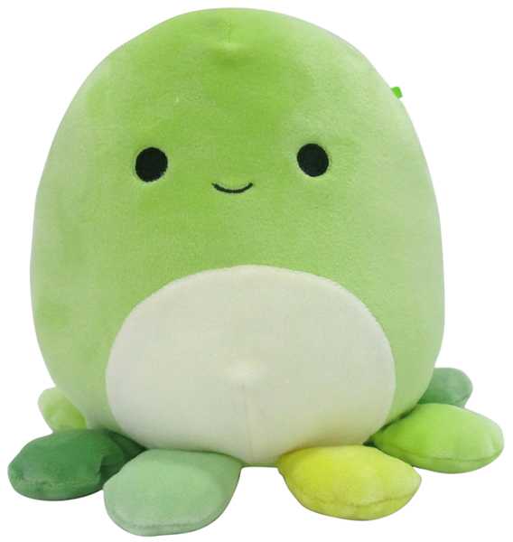 М'яка іграшка тварина SQUISHMALLOWS Восьминіг Джонні 20 см (SQZС20-75OR-5) - Фото 1