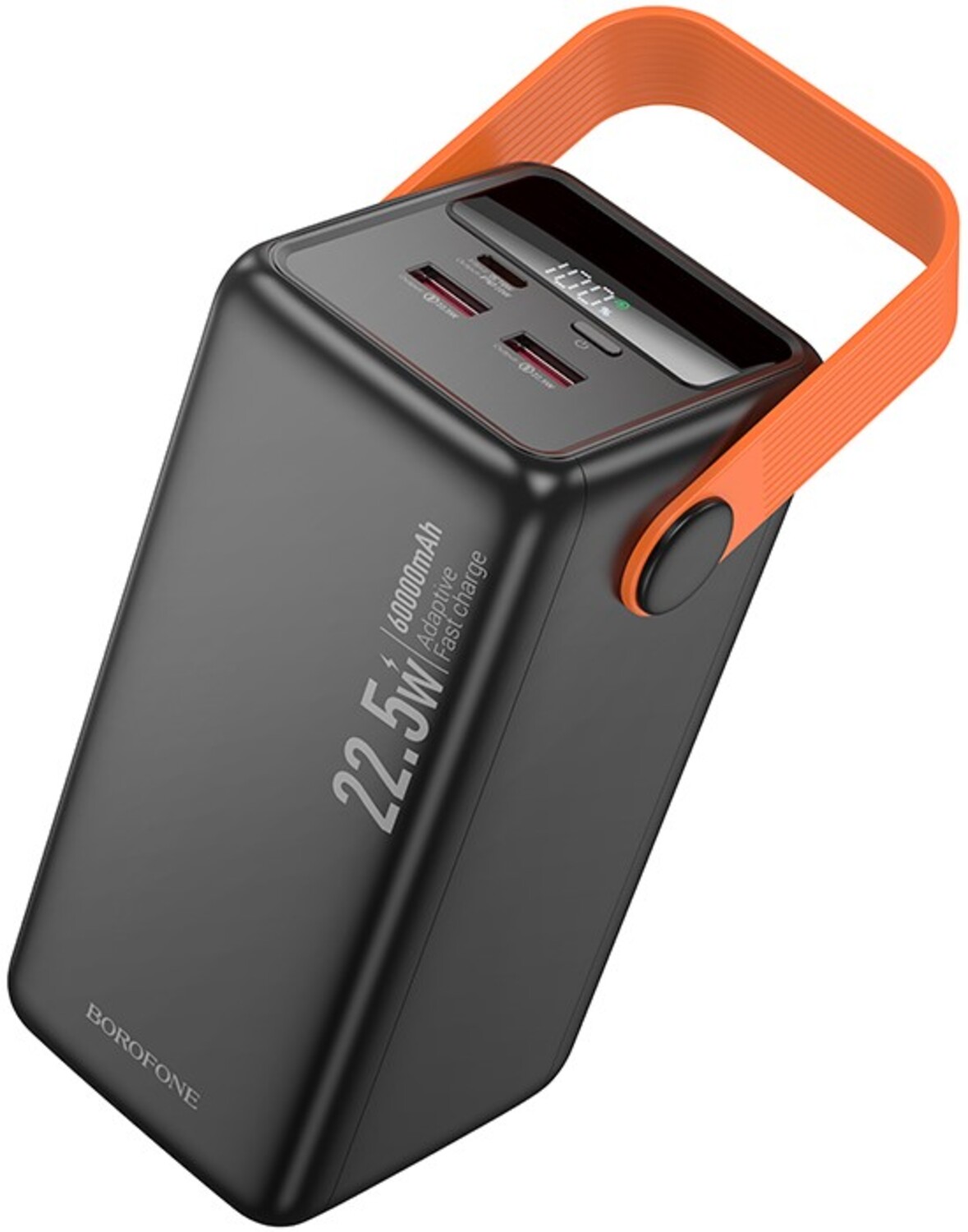 Батарея мобильная BOROFONE BJ66B Magnifico 22.5W+PD20W 60000mAh Black (6941991115165) - Фото 1