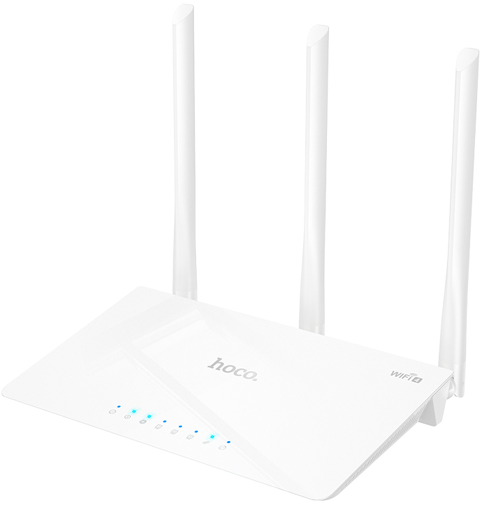 Маршрутизатор інтернет WiFi4 HOCO HI30 WiFi4 EU (6942007640688) - Фото 1