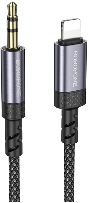 Кабель синхронизации данных BOROFONE BL24 iP Metal Grey (6941991118975) - Фото 1