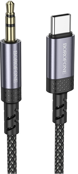 Кабель синхронизации данных BOROFONE BL24 Type-C Metal Grey (6941991118982) - Фото 1