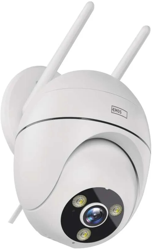 IP-камера EMOS H4057 Go Smart наружная с Wi-Fi, питание 5V/1A, белая - Фото 1