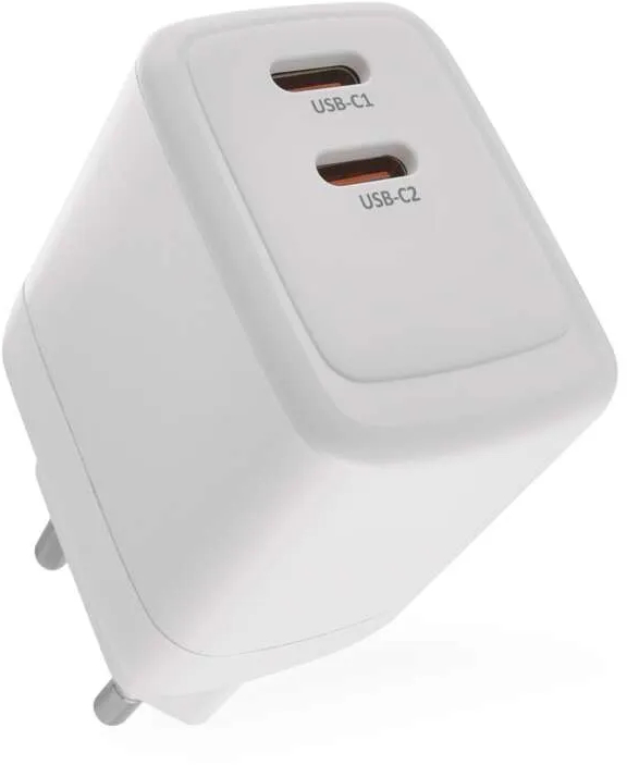 Сетевое зарядное устройство EMOS V03G35 2xUSB-С 15W 220V (V03G35) - Фото 1