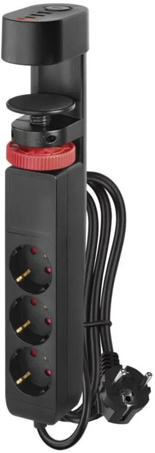 Сетевой фильтр EMOS P1321PD 3 розетки 1.5 м 2xUSB-A+1 USB-C - Фото 1