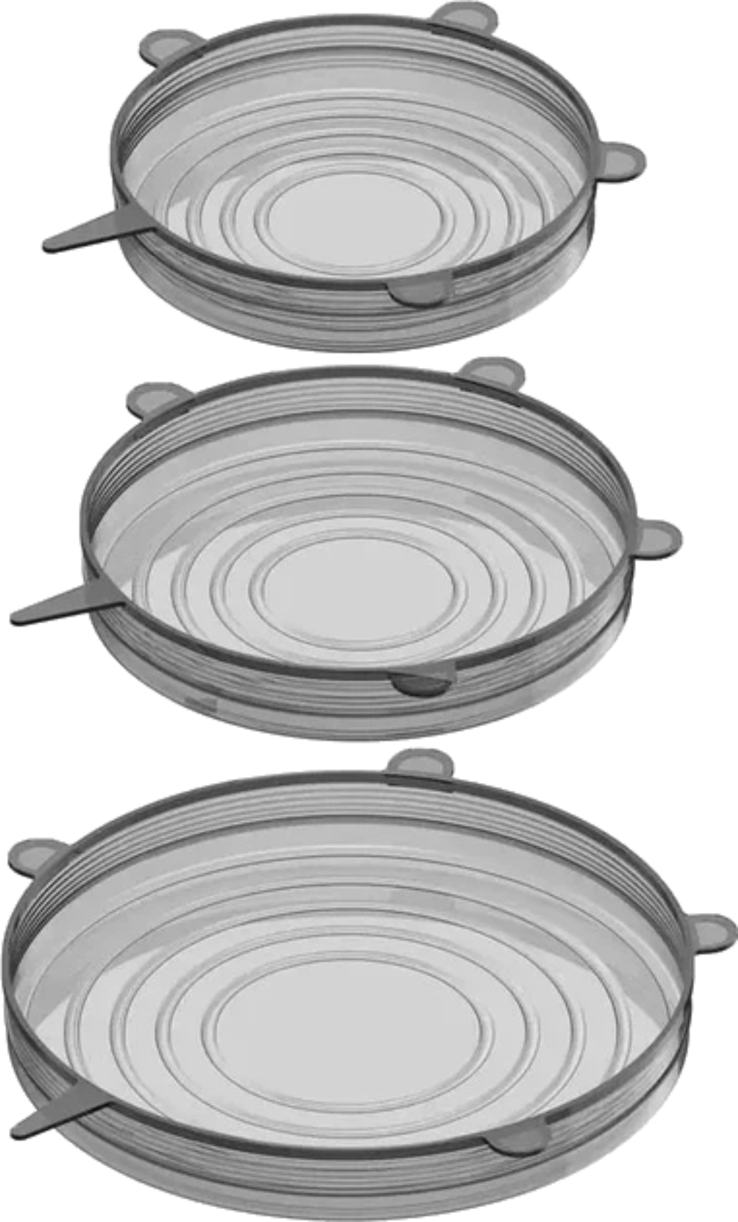 Кришка для посуду Krauff 29-298-044 3 шт. - Фото 1