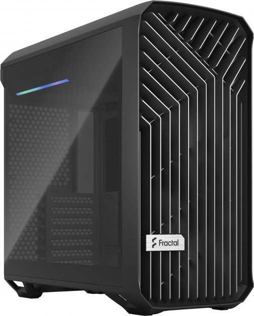 Корпус Fractal design ATX без БП Torrent Compact Black TG (FD-C-TOR1C-01) - Фото 1