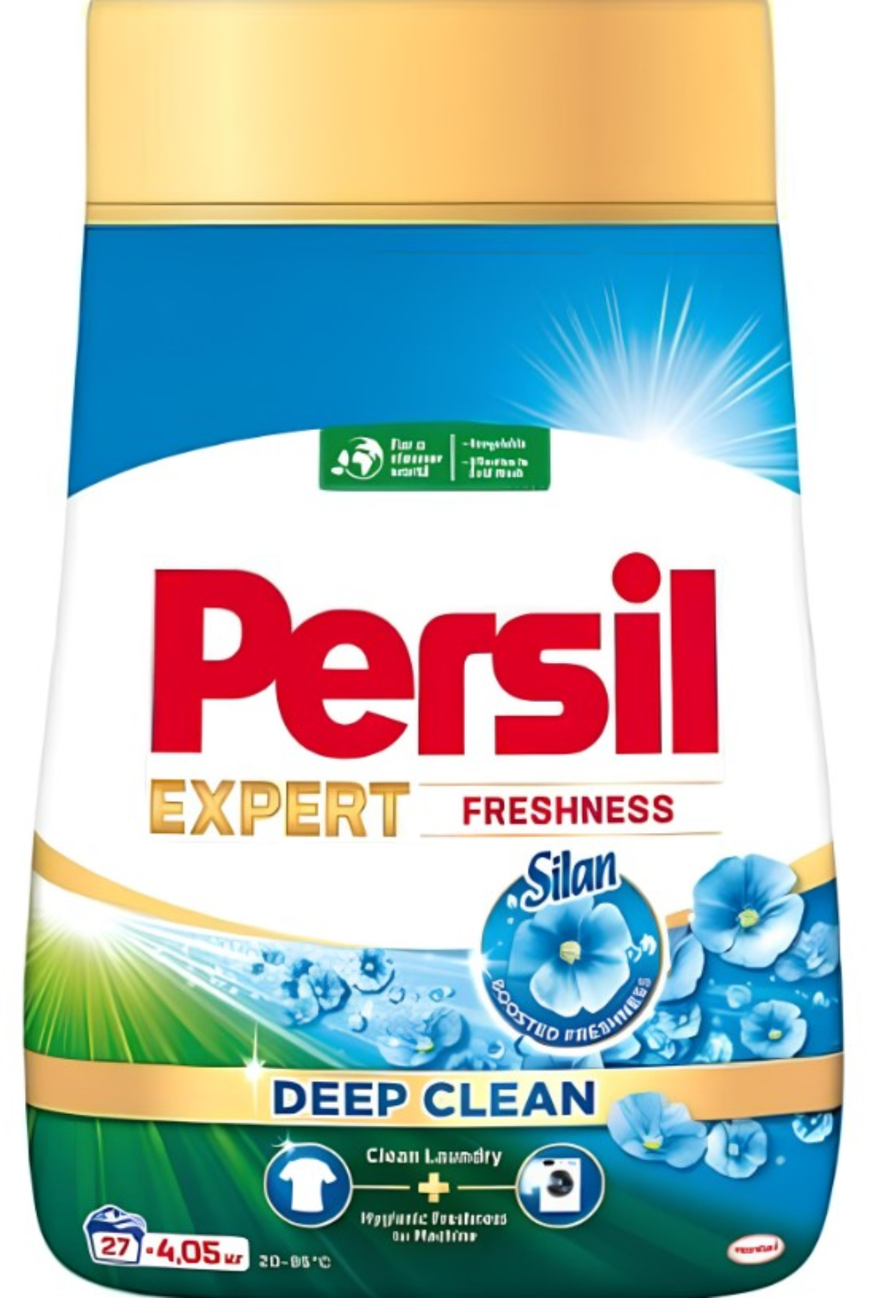 Стиральный порошок Persil Автомат Свежесть от Silan Кондиционер для белья 4,05 кг 27 циклов - Фото 1