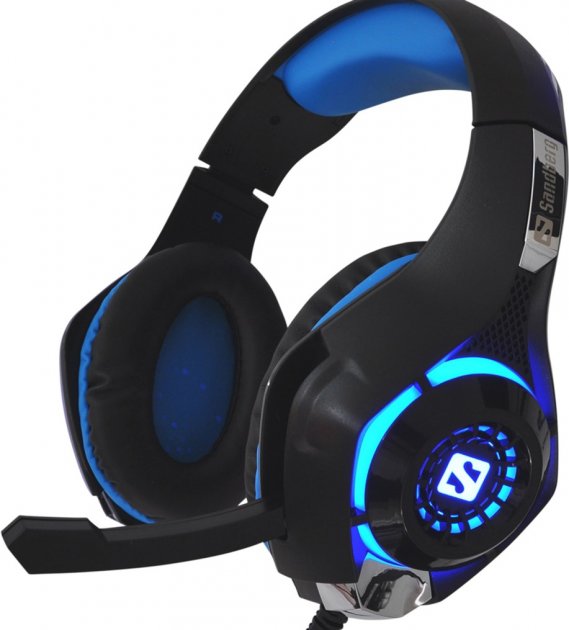 Гарнитура проводная игровая Sandberg Twister Headset Led (125-79) - Фото 1