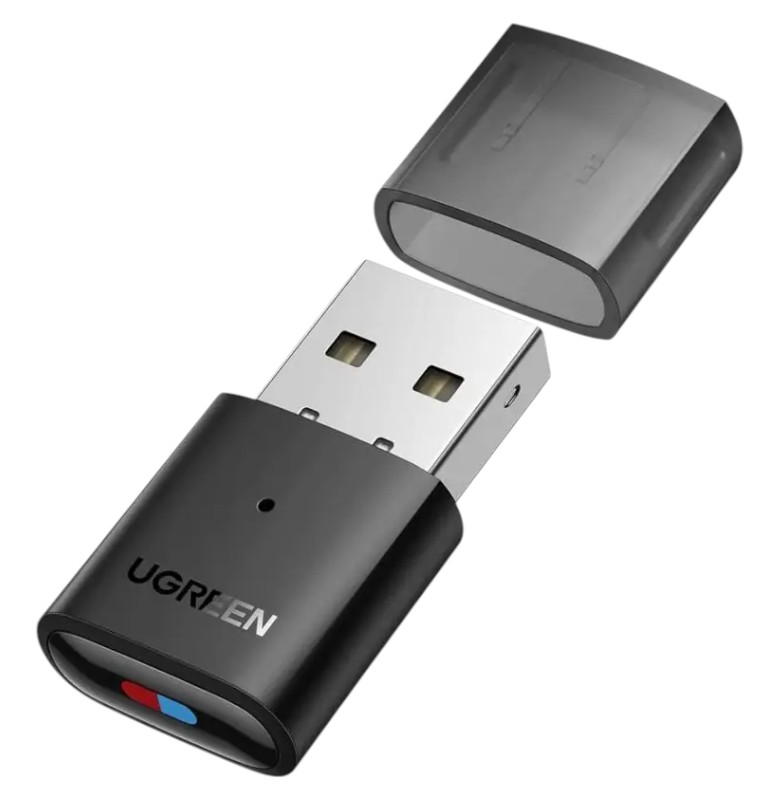 Адаптер сети Bluetooth USB UGREEN CM408 Bluetooth 5.0 Transmitter for Switch/PS Black (10928) - Фото 1