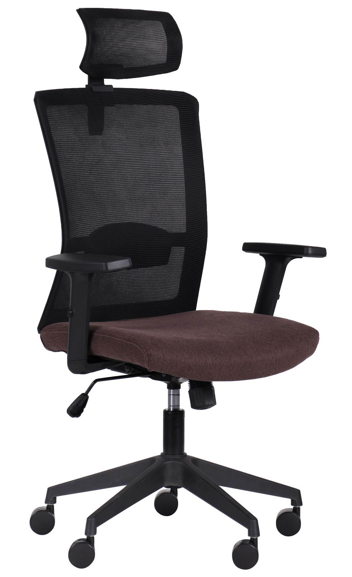 Кресло офисное AMF Uran Black HR сиденье Сидней-26/спинка Сетка SL-00 ...