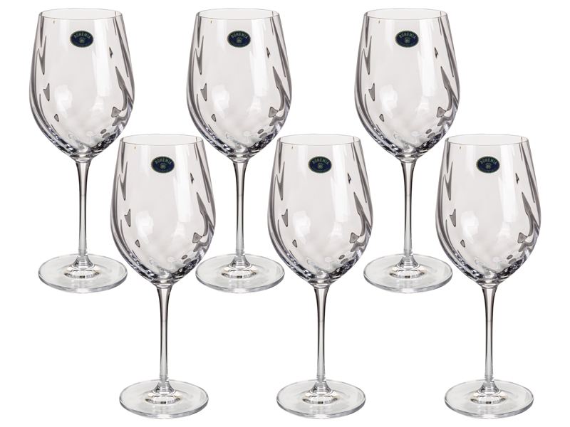 Набір келихів Bohemia Uria Optic 480 мл 6 шт. (024-418) - Фото 1