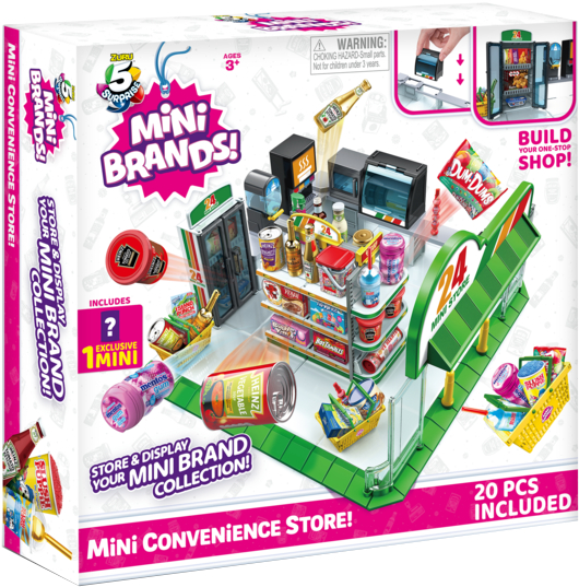 Набор игровых фигурок ZURU Mini Brands Supermarket Магазин у дома (77206) - Фото 1
