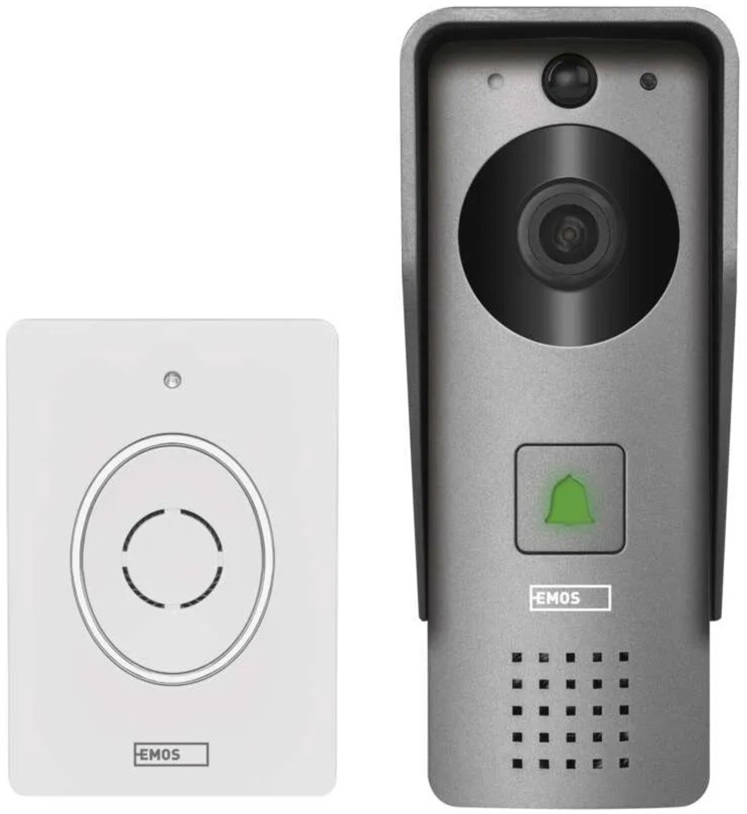 Беспроводной дверной звонок EMOS Умный видеозвонок H4031 GoSmart с Wi-Fi - Фото 1