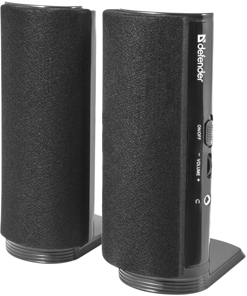 Компьютерная акустика обычная 2.0 Defender SPK-210 Black (65210) - Фото 1