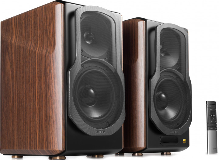 Компьютерная акустика компактная 2.0 Edifier S2000MKIII Brown 2.0 130W Bluetooth Hi-Res - Фото 1