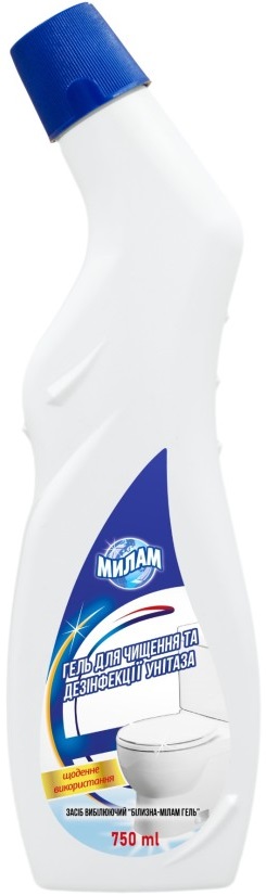 Средство для чистки унитаза Милам 0.75 л (4820152292506) - Фото 1