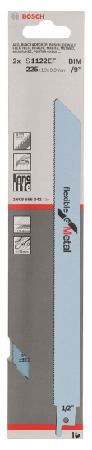 Полотно Bosch S 1122 EF 18TPI 2 шт. (2.608.656.042) - Фото 1