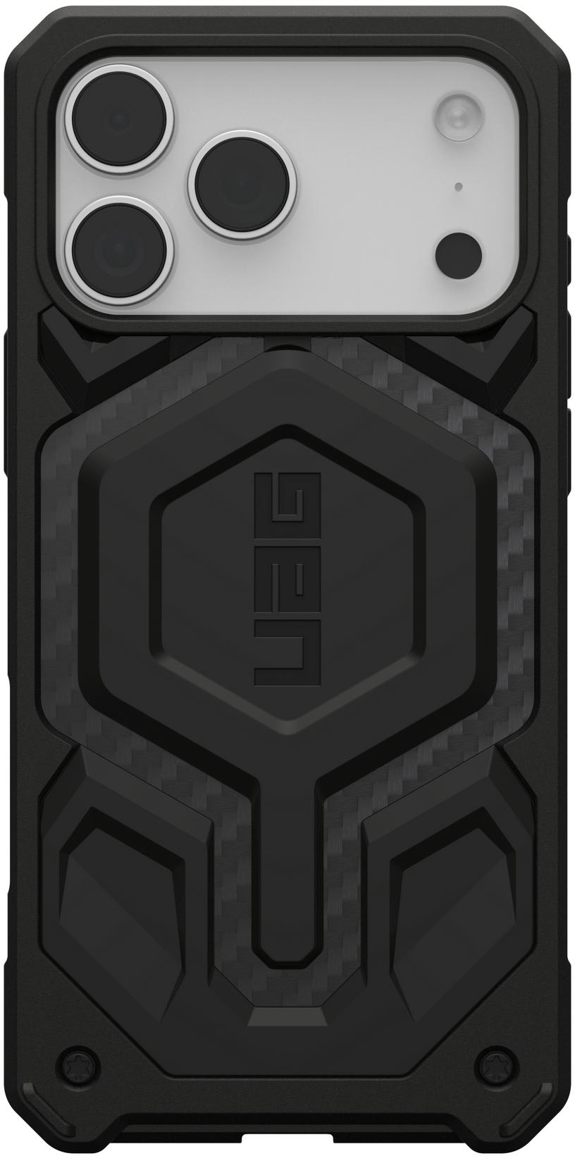 Чохол для смартфону UAG for iPhone 17 Pro Max, Monarch Pro MagSafe, Carbon Fiber (114514114242) - Фото 1