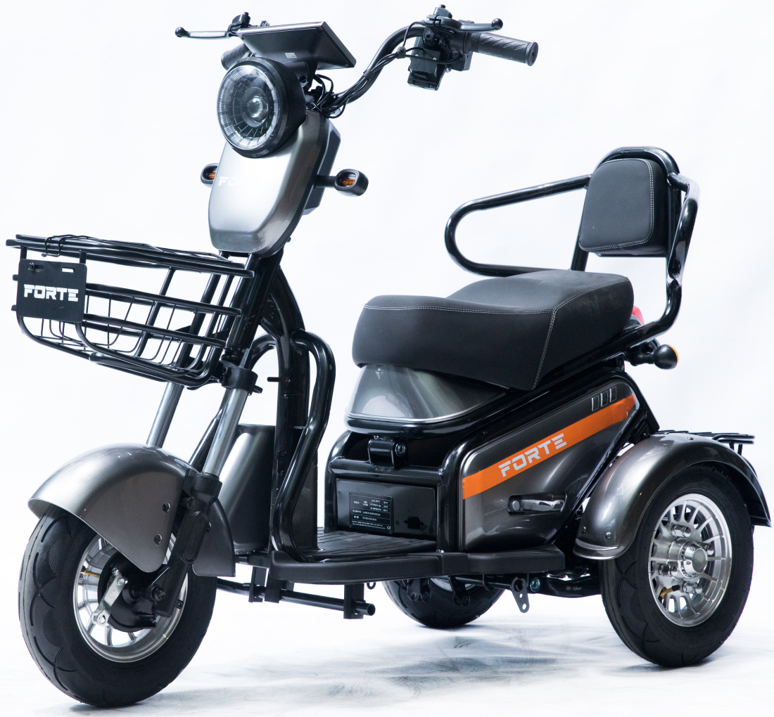 Трицикл Forte S1-P600 Grey (+Аккумулятор 12V20A/25А 5 шт.) - Фото 1
