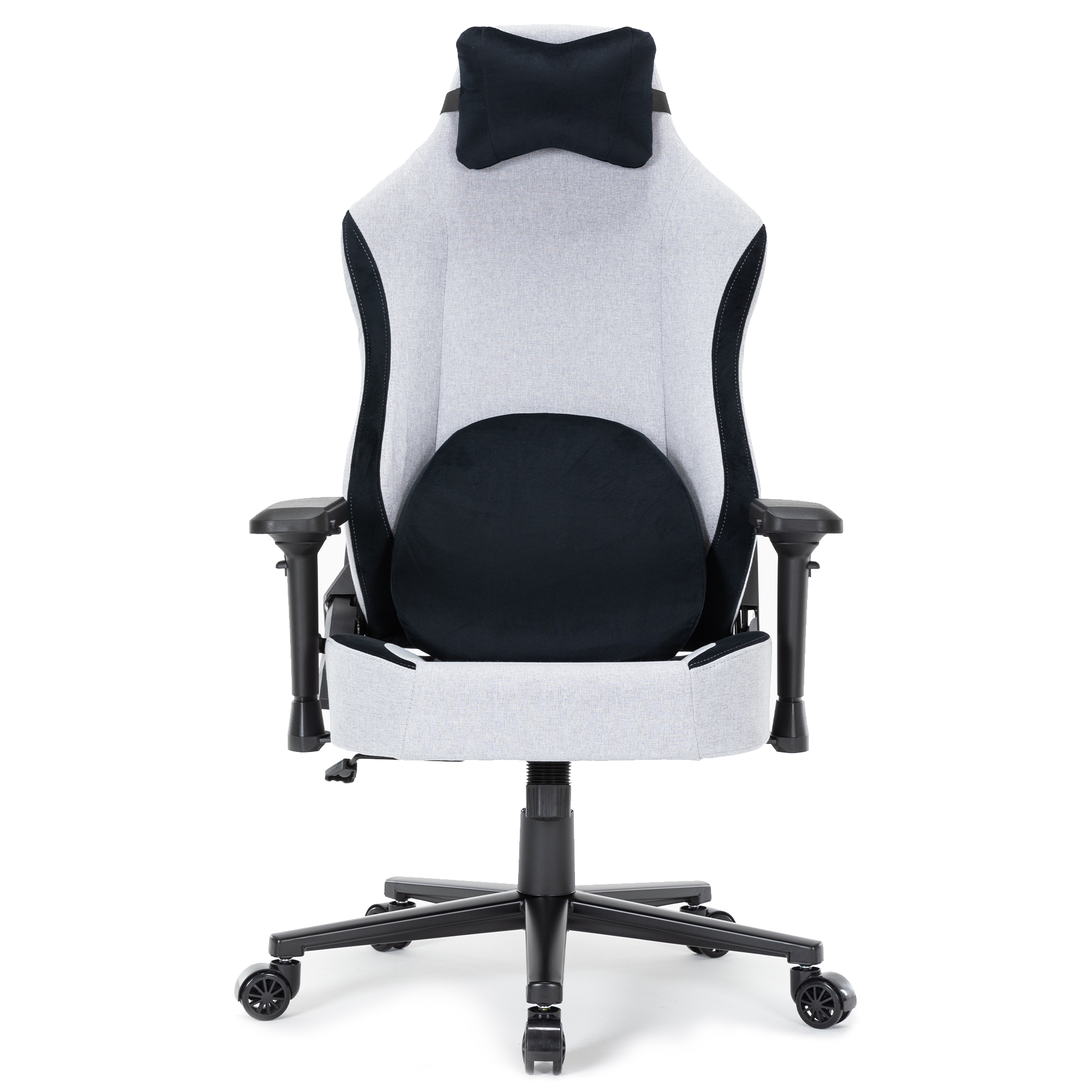 Кресло для геймеров GamePro GC715LG Light  Grey Linen Fabric - Фото 1