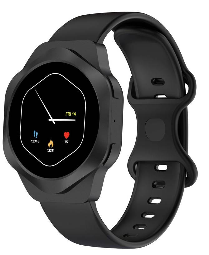 Смарт-часы Canyon Hexagon SW-88 BT-CALL Black (CNS-SW88BB) - Фото 1