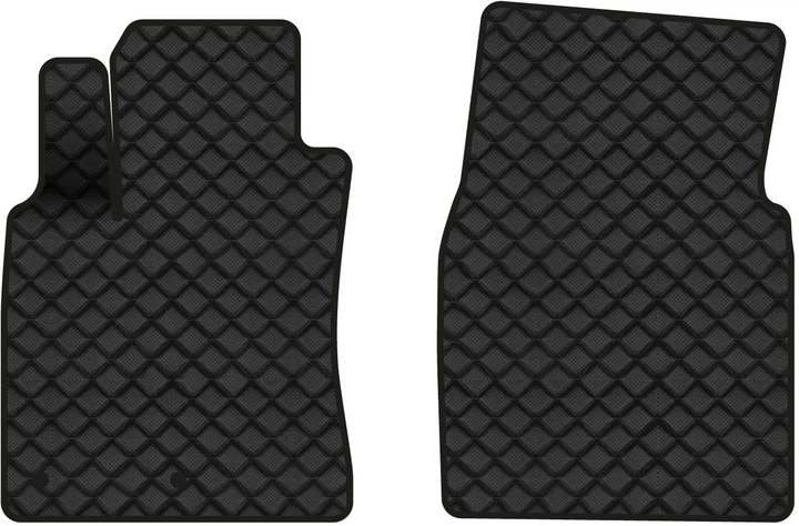 Коврики из экокожи в салон авто передние EVAtech ECO для Qashqai (J10) Nissan 2006-2013 1 поколение SUV EU NS32056A2RN2BBB - Фото 1