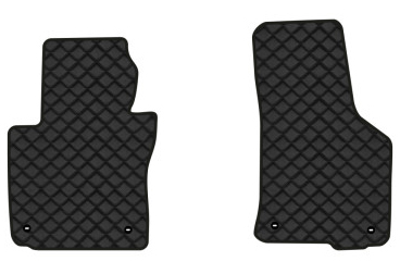 Коврики из экокожи в салон авто передние EVAtech для Octavia A5 (AT, 8 clips) Skoda 2004-2013 2 поколение Liftback EU (SK12161AG2TL4BBB) - Фото 1