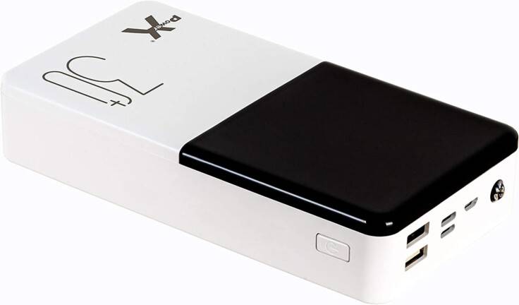 Батарея мобильная PowerX 30000mAh LCD Screen White (Q500) - Фото 1