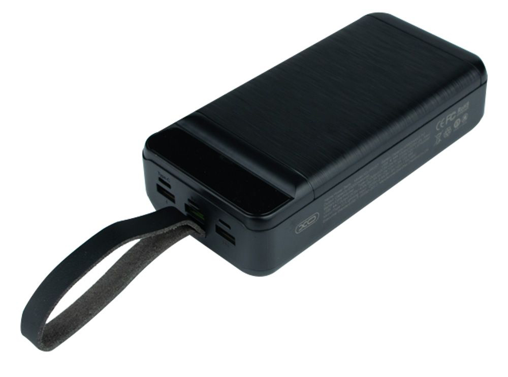 Батарея мобильная универсальная XO 40000mAh PD20W QC22.5W Black (PR157) - Фото 1