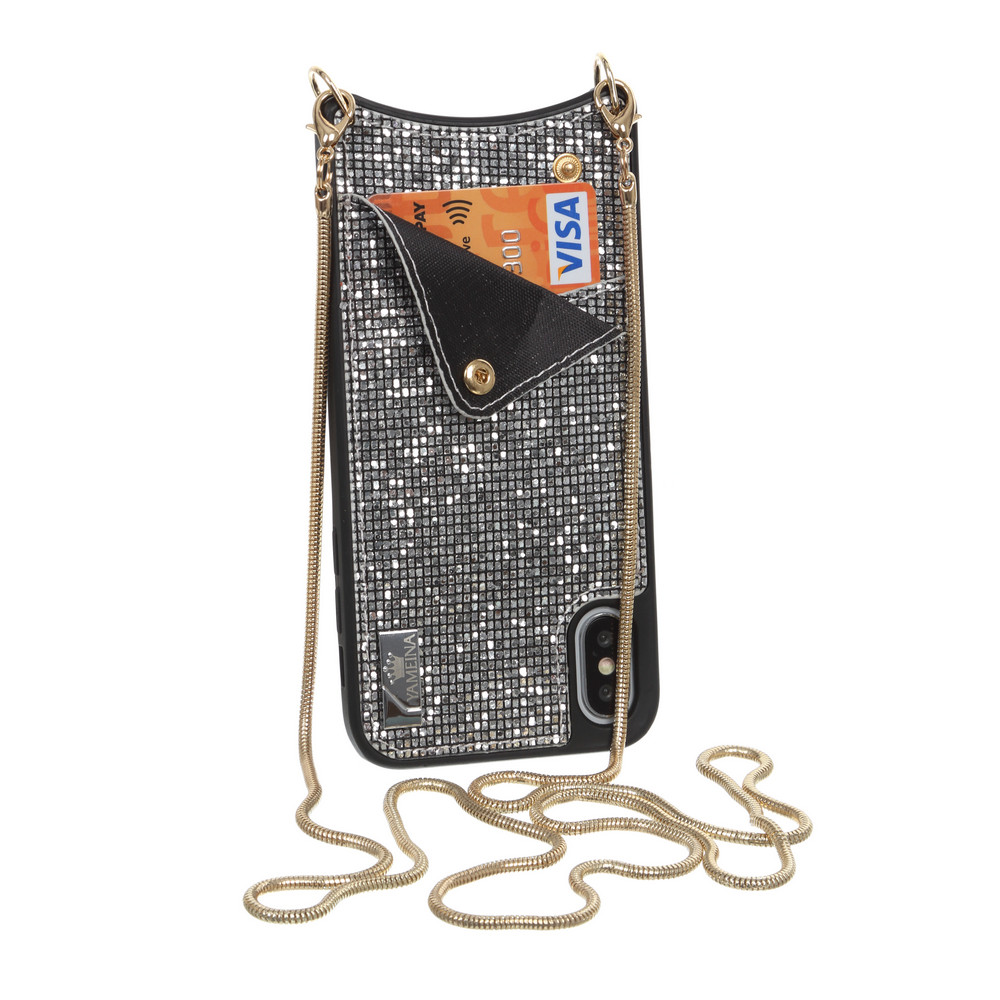 Чехол для смартфона BeCover Glitter Wallet for Apple iPhone Xs Max Silver (703624) - Фото 1