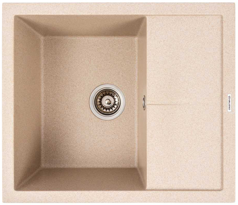 Купить Мойка кухонная VALESO 5850 REYNA матовая Сафари - Фото 1 Мойка кухонная VALESO 5850 REYNA матовая Сафари - Фото 1