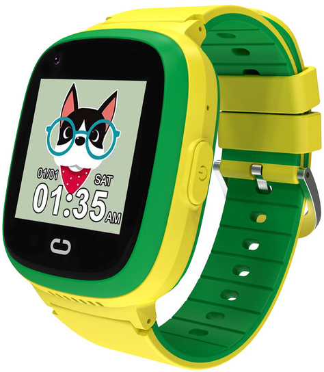Дитячий годинник Canyon Sunny KW-48 Video 4G GPS Games Music Yellow/Green (CNE-KW48YG) - Фото 1