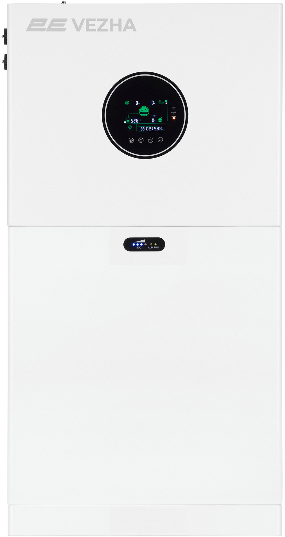 Купити Система зберігання енергії 2E PowerWall Vezha 5000 Вт 5.12 кВт/год MPPT 5.5 кВт WiFi (2E-ESS-PWV5-5) - Фото 1 Система зберігання енергії 2E PowerWall Vezha 5000 Вт 5.12 кВт/год MPPT 5.5 кВт WiFi (2E-ESS-PWV5-5) - Фото 1
