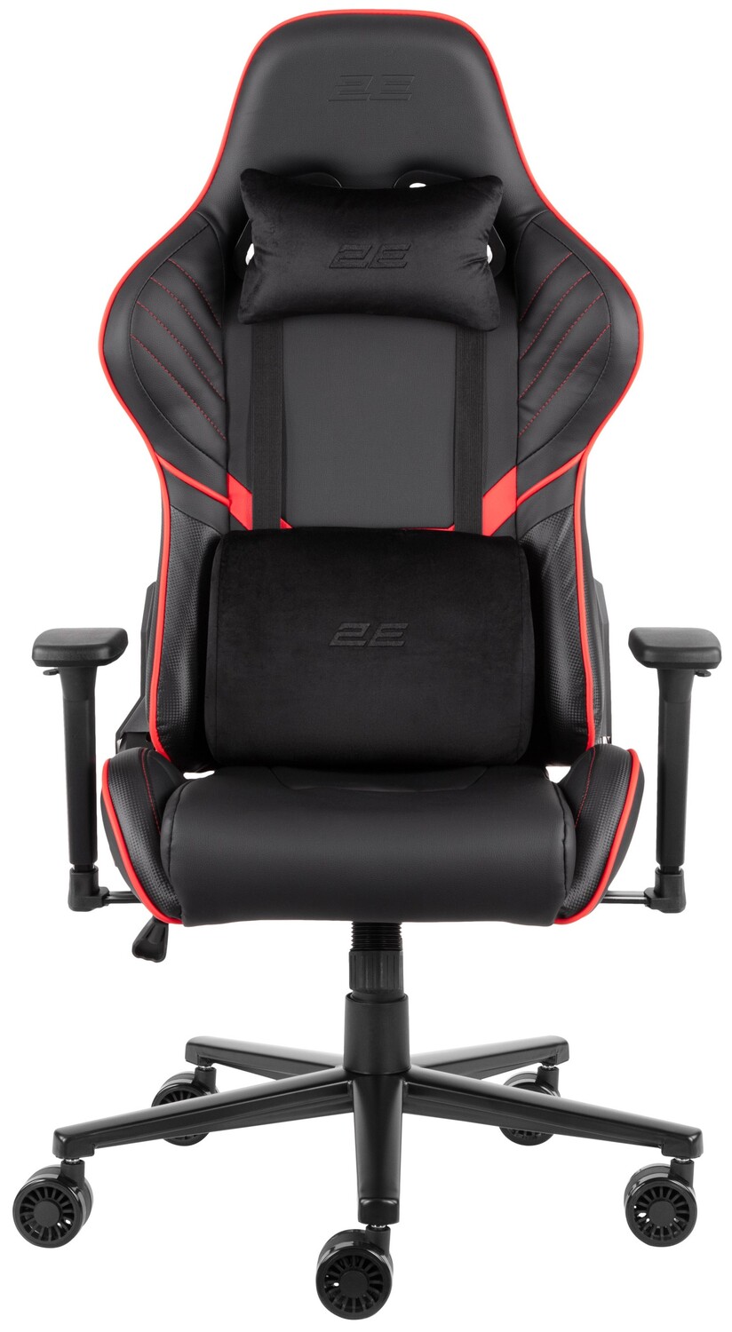 Купити Крісло для геймерів 2E Hibagon Black/Red (2E-GC-HIB-BKRD) - Фото 1 Крісло для геймерів 2E Hibagon Black/Red (2E-GC-HIB-BKRD) - Фото 1
